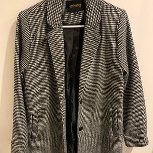 Forever21 Houndstooth Print Jacket